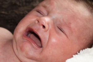 Crying baby refusing to nurse